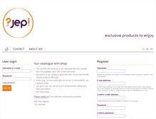 Tablet Screenshot of jep-nv.be